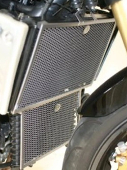 Zestaw osłon chłodnicy i chłodnicy oleju R&G aluminiowa do Suzuki GSX-R 1000 (07-08) czarny 