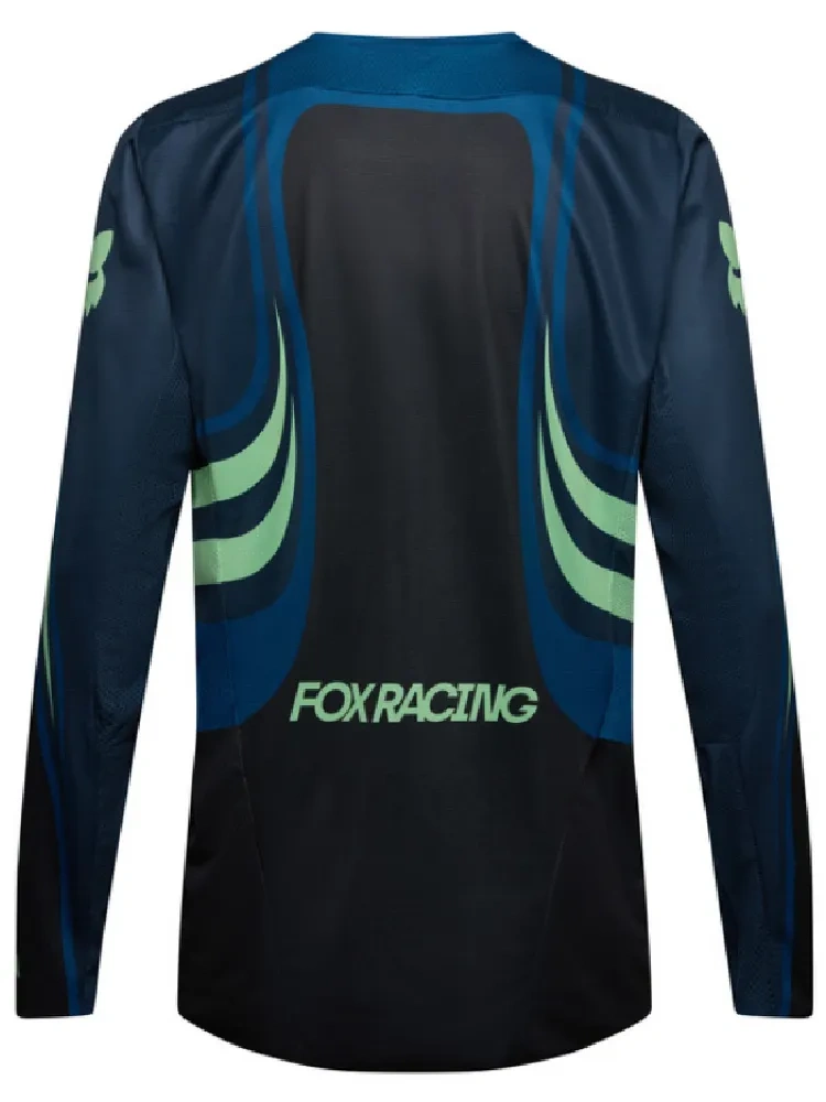 Bluza enduro Fox 180 Draft czarno-niebieska