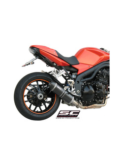 Tłumik owalny (Niska pozycja) SC-Project do Triumph SPEED TRIPLE 1050 [07-10]