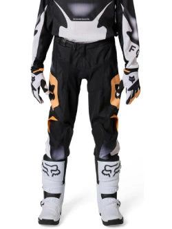 Spodnie cross dziecięce Fox 180 Noble czarno-biało-pomarańczowe