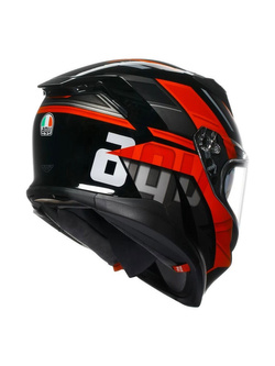 Kask integralny AGV K7 Taurax czarno-czerwony