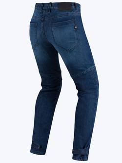 Jeansy motocyklowe PMJ Titanium niebieskie