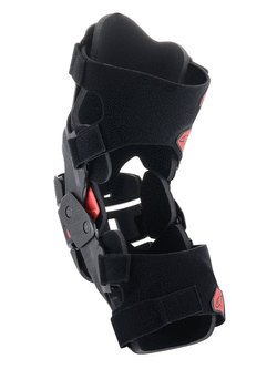 Ortezy kolanowe dziecięce Alpinestars Bionic 5S czarno-czerwone
