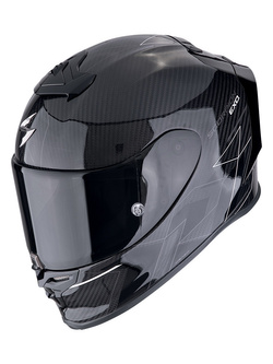 Kask integralny Scorpion Exo-R1 Evo Carbon Air Cynergy czarno-biały