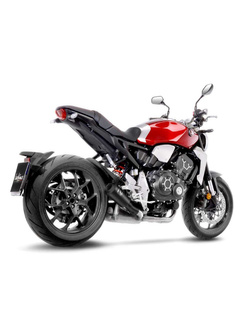 Tłumik motocyklowy LeoVince LV-10 Full Black [Slip-On, Black Stainless Steel] do Honda CB 1000 R Neo Sports Café (18-24)