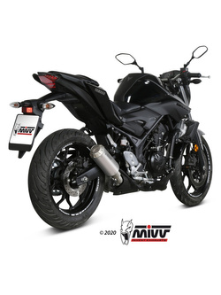 Tłumik motocyklowy Slip-On Line (MK3) MIVV do Yamaha MT-03 (16-) srebrny