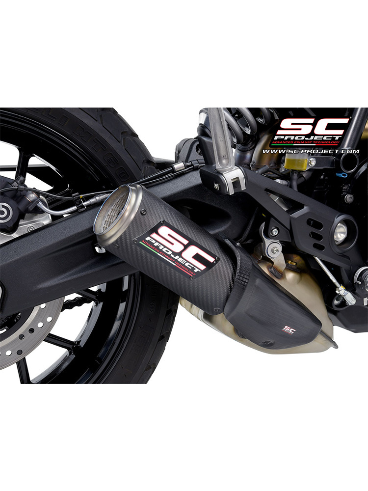 Tłumik motocyklowy SC-Project CR-T Ducati Scrambler 800 (23-) carbon