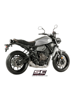 Pełny układ wydechowy 2-1, SC-Project Conic 70's Stainless steel - Yamaha MT-07 [17-20]