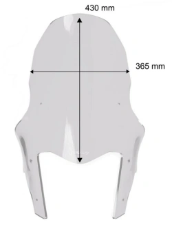 Szyba motocyklowa WRS Caponord Yamaha Tenere 700/ Rally (25-) przyciemniana