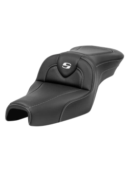 Kanapa motocyklowa dla kierowcy i pasażera Saddlemen Roadsofa CF Harley Davidson Sportster XL 883/ 1200 (04-22) czarna [do zbiornika paliwa o poj.: 4,5 G]