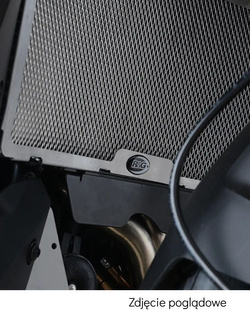 Osłona chłodnicy R&G aluminiowa do Yamahy YZF-R1/R1M (15-)/ MT-10 (16-) szara
