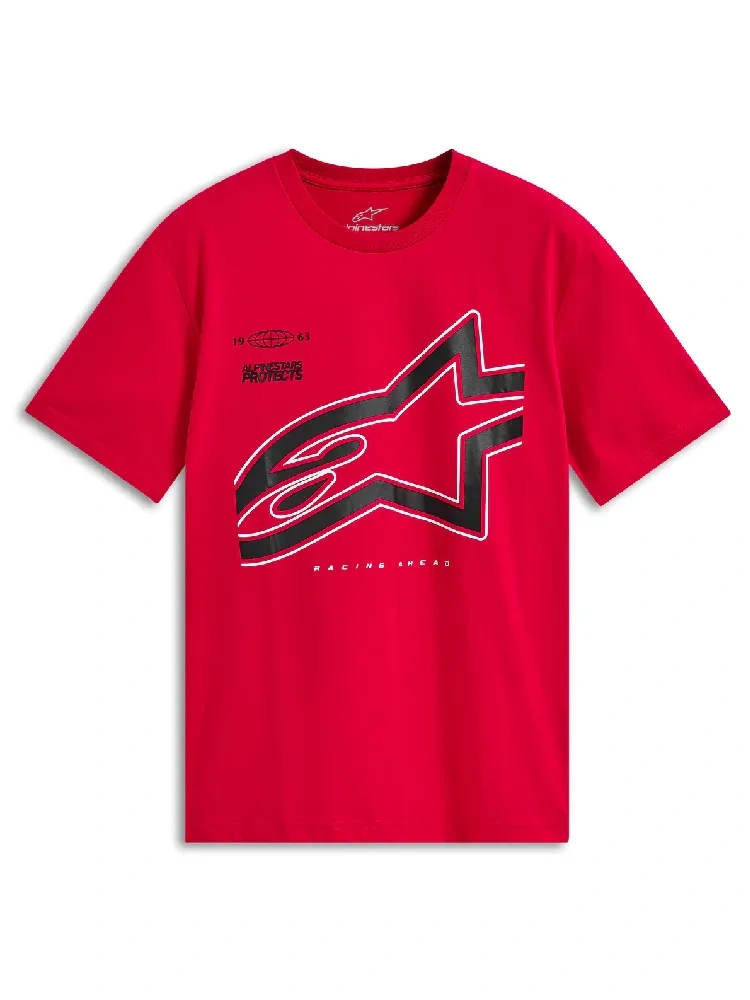 Koszulka z krótkim rękawem Alpinestars Authority CSF czerwona