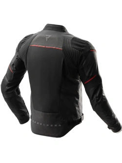Kurtka motocyklowa tekstylna Rebelhorn Swift czarno-szaro-czerwona