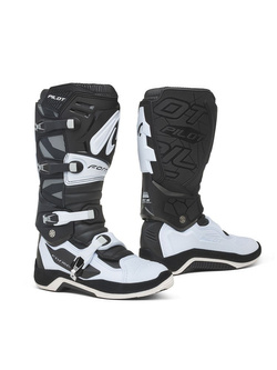 Buty enduro Forma Pilot biało-czarne