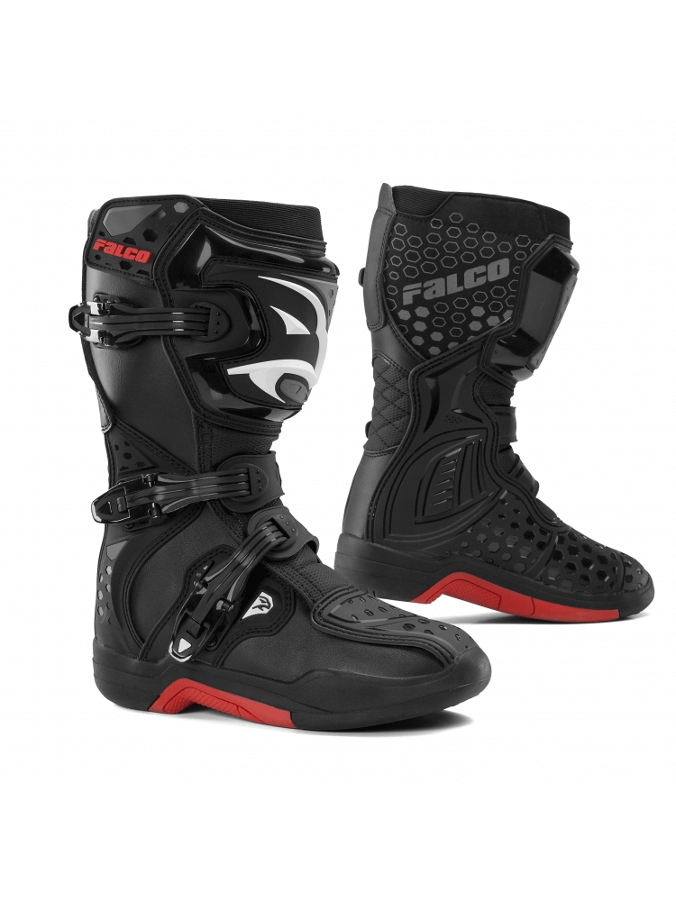 Buty enduro dziecięce Falco Level czarne