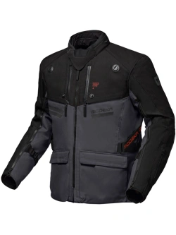 Kurtka motocyklowa tekstylna Modeka Atlaz czarno-szara