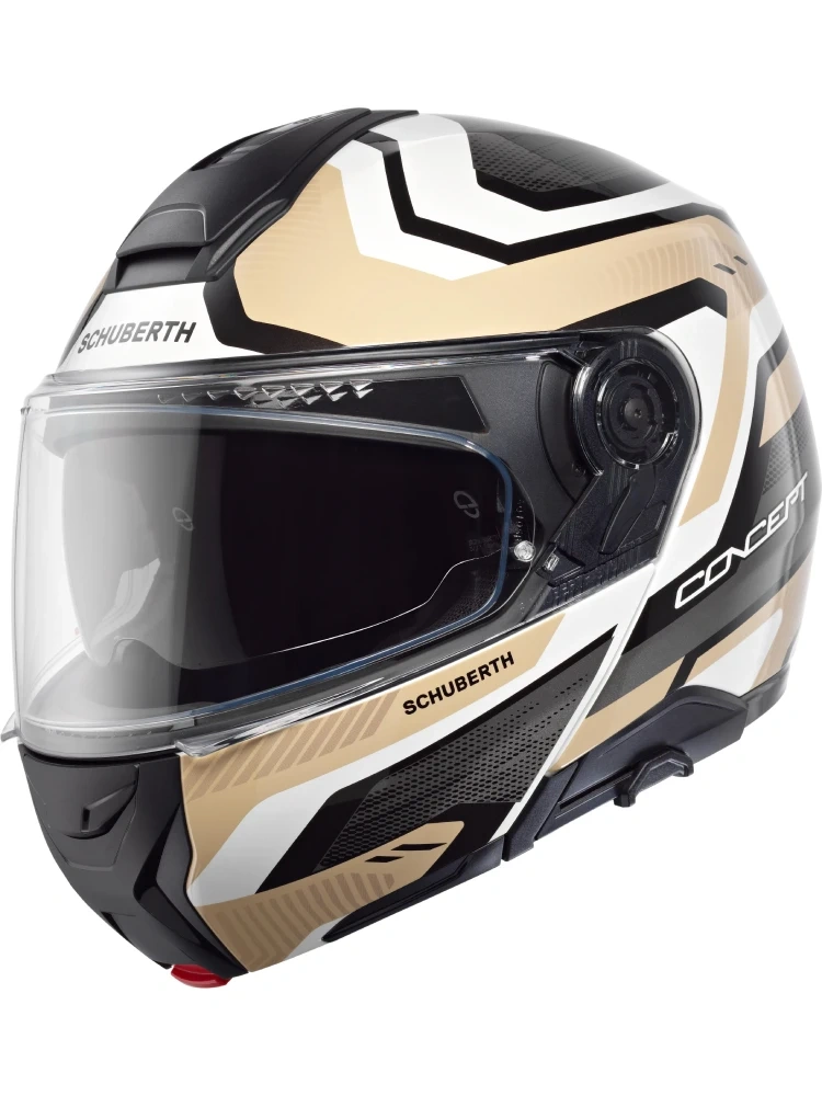 Kask szczękowy Schuberth Concept Kinetic brązowo-biało-szary