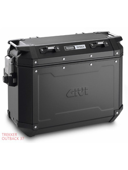 Kufer boczny aluminiowy czarny matowy prawy Givi Trekker Outback  [pojemność: 37 L]
