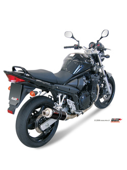 Tłumik motocyklowy Slip-On (GP) MIVV do Suzuki GSF 650 Bandit (05-06) czarny