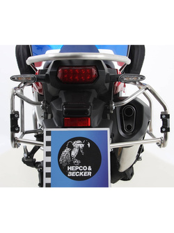 Stelaż kufrów bocznych Hepco&Becker Cutout Xplorer 40/37 Honda CRF 1000 L Africa Twin (18-19) stal nierdzewna