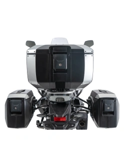 Kufer centralny plastikowy Hepco&Becker Xcore montowany na stelażu Smartrack czarno-srebrny (pojemność: 40 l)