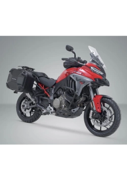 Zestaw: kufry boczne DUSC L + stelaże PRO SW-Motech Ducati Multistrada V4/ S/ Pikes Peak (24-) [poj.: 2 x 41l]
