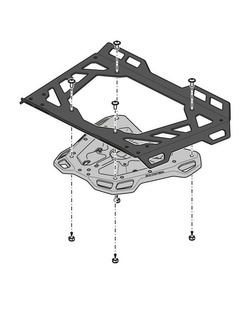 Stelaż centralny Street-Rack SW-MOTECH do Honda CL500 (22-)