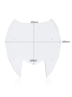 Szyba do skutera WRS Intermedio Yamaha T-Max 560 (22-24) przezroczysta