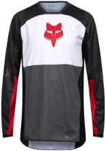 Bluza enduro Fox 180 Flow czarno-biało-czerwona