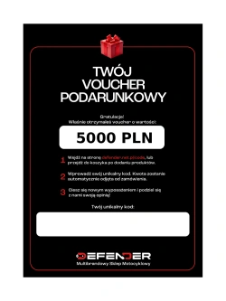 Voucher podarunkowy Defender o wartości 5000,- PLN [wersja elektroniczna]