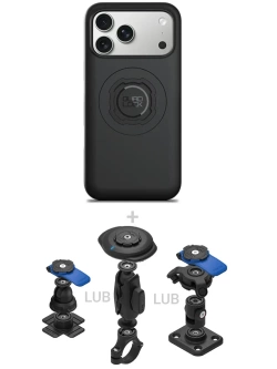 Zestaw 360 Quad Lock: etui MAG na telefon iPhone 17 Pro Max (magnetyczne) + wybrane komponenty