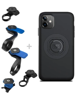 Zestaw rowerowy: etui na telefon iPhone 11 + mocowanie Quad Lock