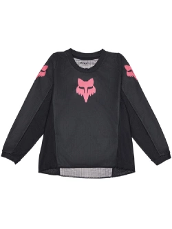 Bluza enduro dziecięca Fox 180 Blackout czarno-różowa