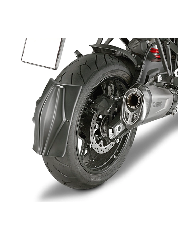 Błotnik tylny Kappa KRM01 czarny Suzuki (wybrane modele) [mocowanie w zestawie]