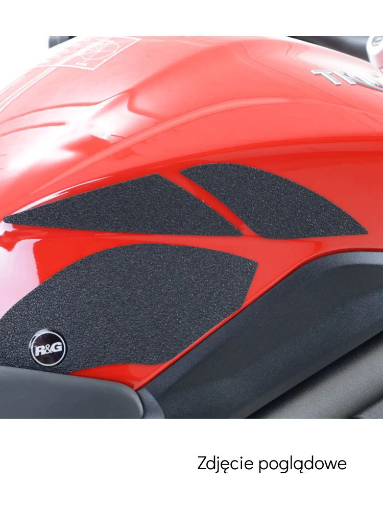 Tankpad antypoślizgowy 6 części R&G do Triumph Speed Triple 1050 (11-)/ S/R (16-)
