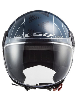 Kask otwarty LS2 OF558 Sphere Lux Linus niebieski