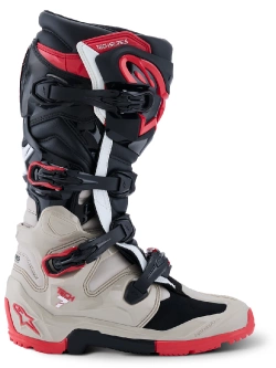 Buty enduro Alpinestars MX Tech 7 Enduro czarno-szaro-czerwone