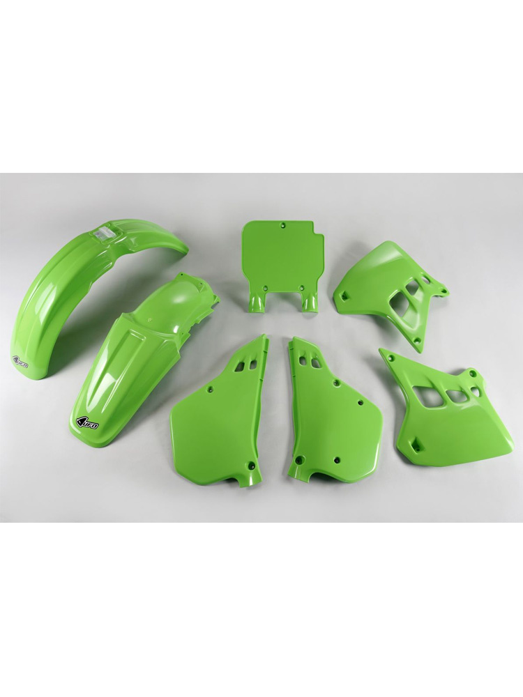 Komplet plastików UFO do Kawasaki KX 250 (90-91) zielony