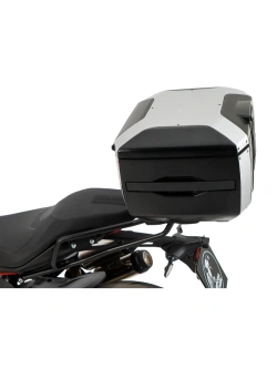 Zestaw: stelaż Smartrack z kufrem centralnym czarno-srebrnym Hepco&Becker Xcore Ducati Monster 890 / + (26-)