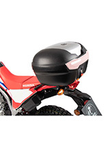 Zestaw: kufer centralny Journey 40 + stelaż Hepco&Becker Honda CRF 300 L (21-) czarno-srebrny