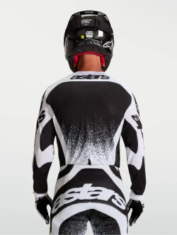 Bluza cross Alpinestars MX Techstar Swan czarno-biała