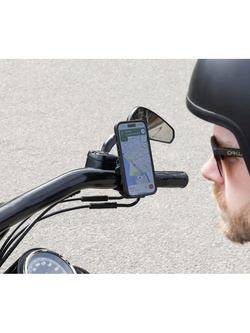 Zestaw na motocykl: etui MAG na telefon Samsung Galaxy S25FE (magnetyczne) + mocowanie Quad Lock