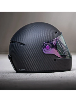 Kask integralny John Doe One Frozen Carbon czarny