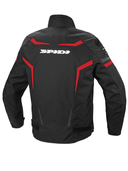 Kurtka motocyklowa tekstylna Spidi Sportmaster H2Out czarno-czerwona