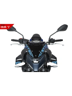 Spoilery boczne Puig D12 Yamaha MT-07/Y-AMT (25-) hydrografika S