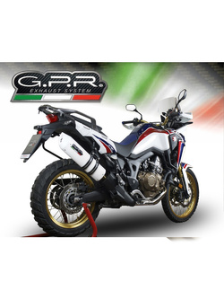 Tłumik G.P.R Albus Evo4 [Slip-On, Aluminium] - Honda CRF 1000 L Africa Twin [18-19] e4