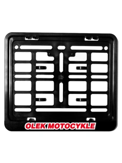 Ramka do tablicy rejestracyjnej BikeTec czarna