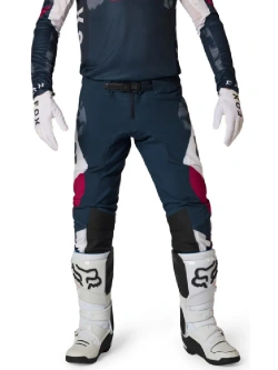 Spodnie cross Fox Flexair Tactile niebiesko-biało-czerwone