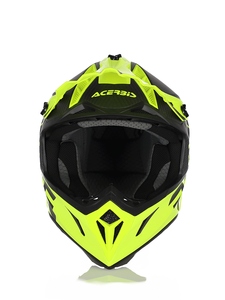 Kask enduro Acerbis Steel Carbon czarno-żółty