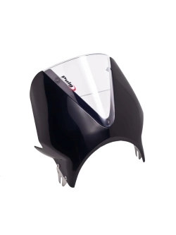 Półowiewka motocyklowa PUIG Vison Honda CB 600 F Hornet (03-04) czarna z przeźroczystą szybą